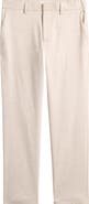 Nordstrom Linen Blend Flat Front Pants