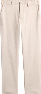 Nordstrom Linen Blend Flat Front Pants
