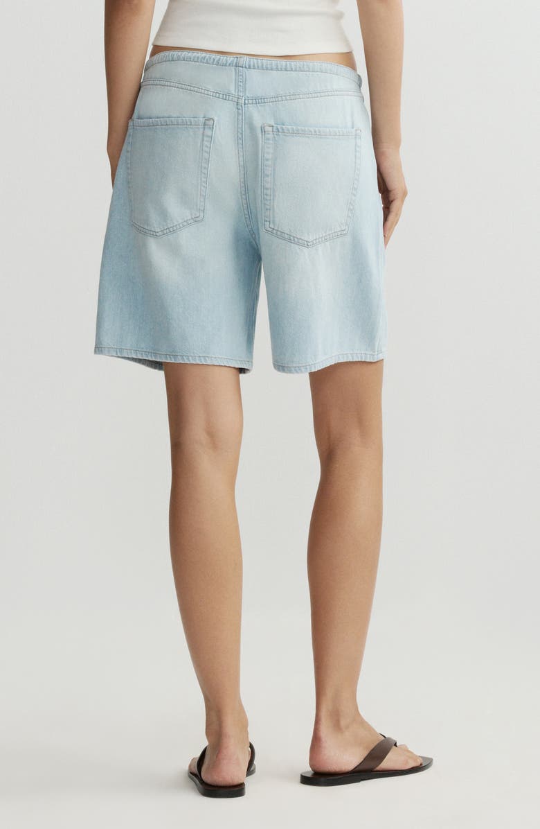 DL1961 Sienna Drawstring Low Rise Relaxed Denim Shorts, Alternate, color, Poolside Aura