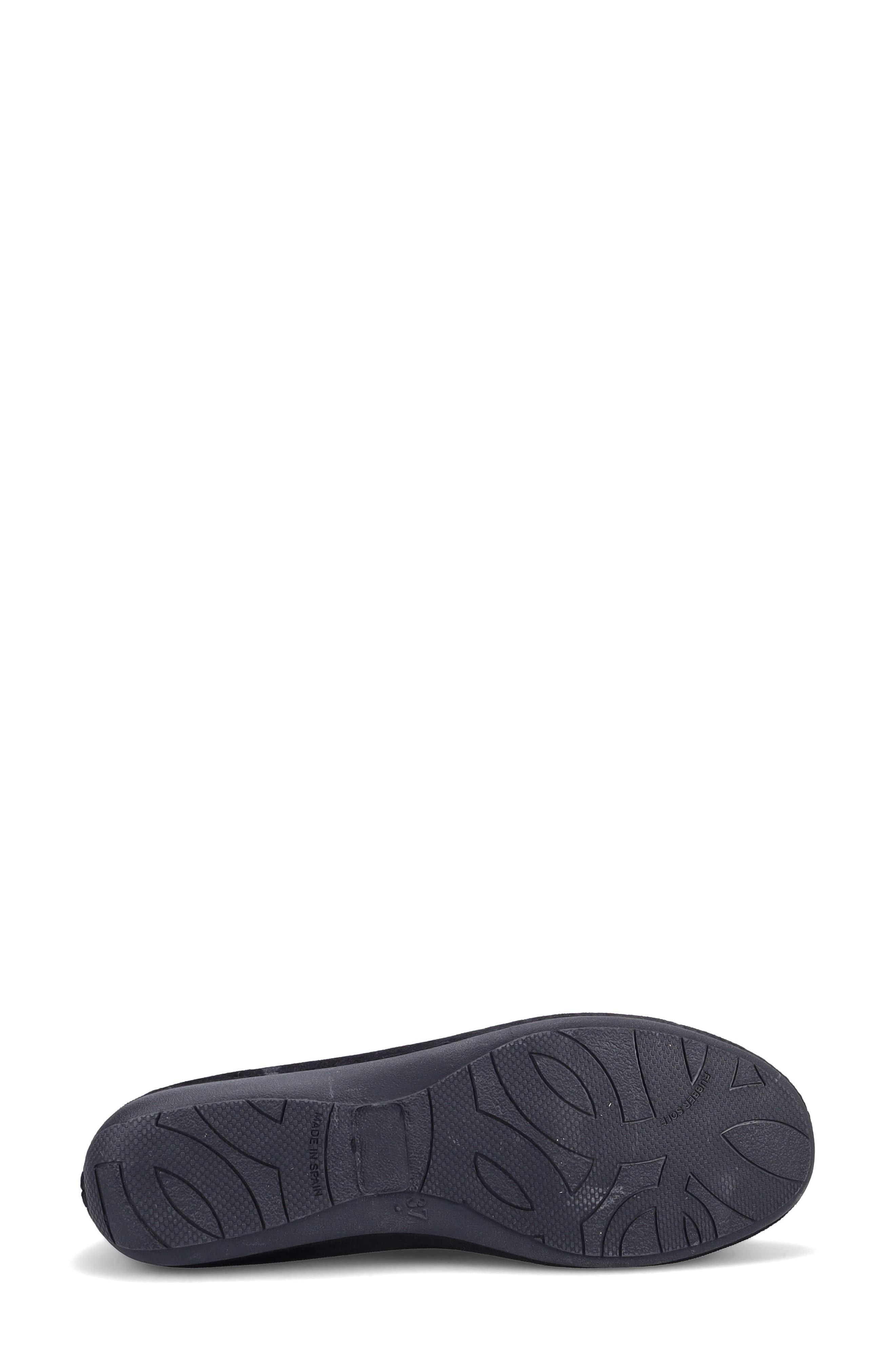 Ron White Tulip Ballet Flat, Alternate, color, Onyx