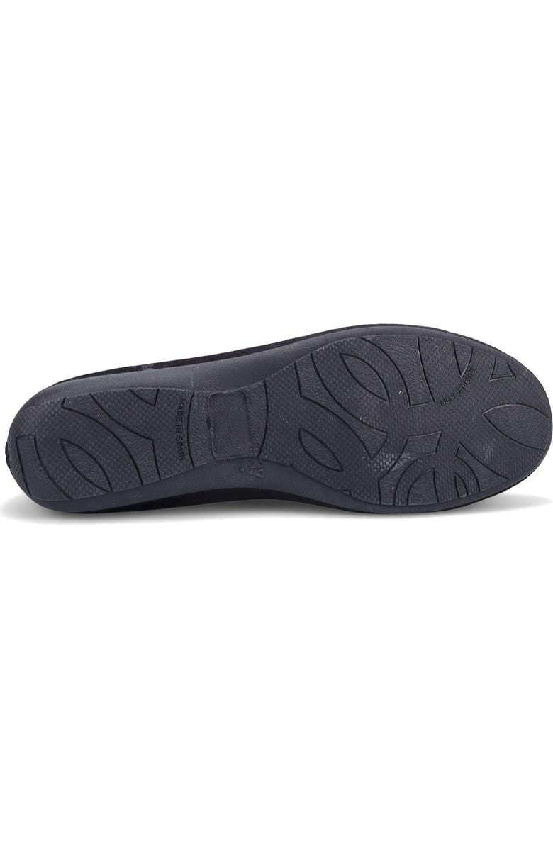 Ron White Tulip Ballet Flat, Alternate, color, Onyx