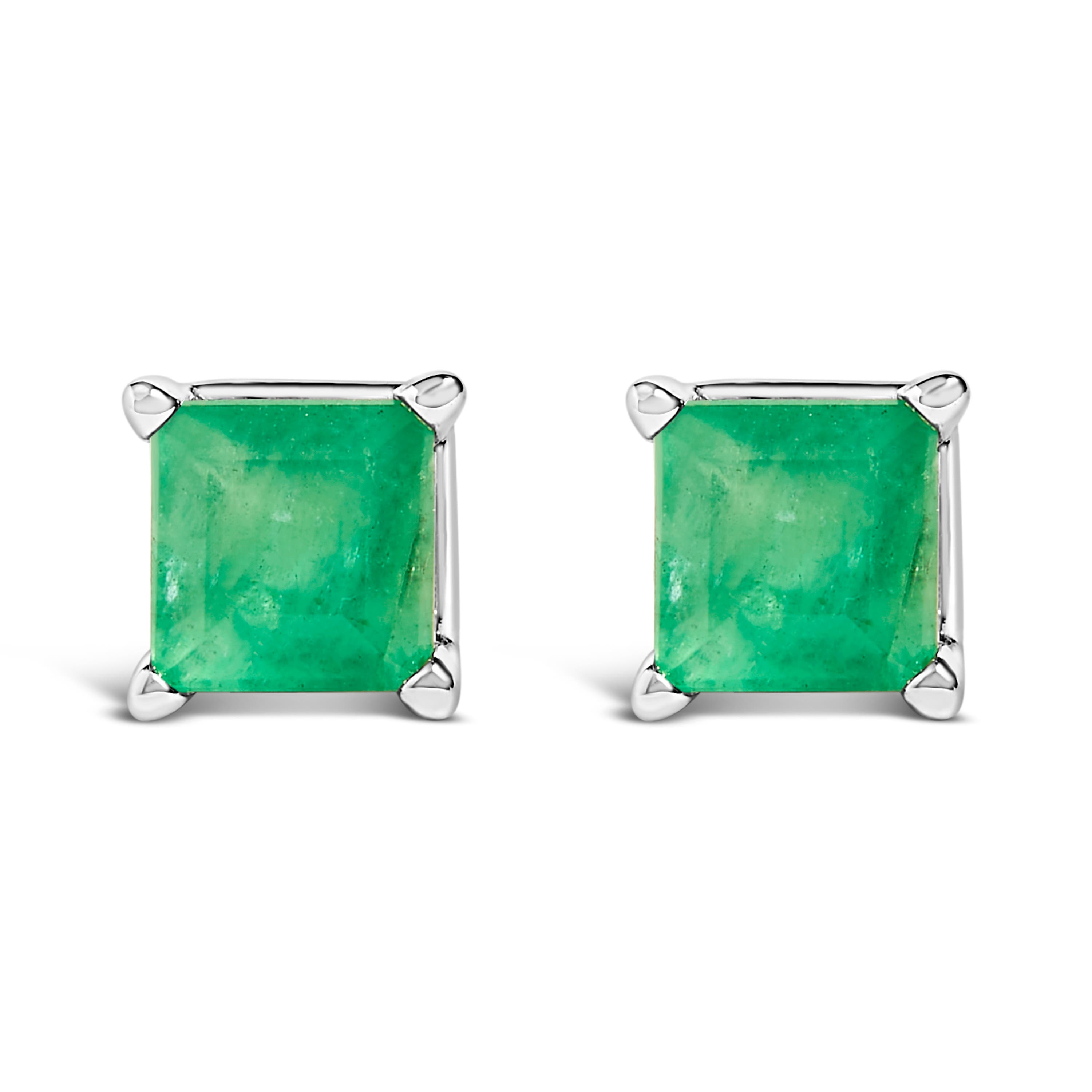 Green Emerald | White