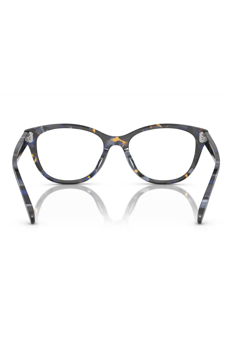 51mm Pillow Optical Glasses, Alternate, color, BLUE TORTOISE