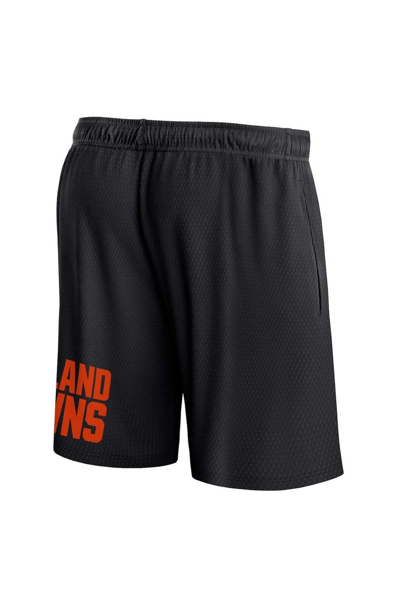 FANATICS Men's Fanatics Branded Black Cleveland Browns Clincher Shorts, Alternate, color, Black