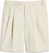 Berle Prime Pleated Poplin Shorts