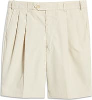Berle Prime Pleated Poplin Shorts