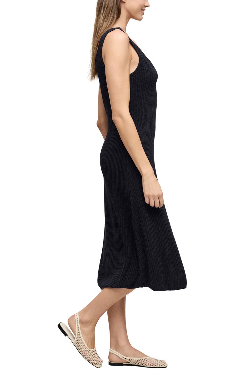 Barefoot Dreams<sup>®</sup> CozyChic<sup>®</sup> Ultra Lite Midi Dress, Alternate, color, Black