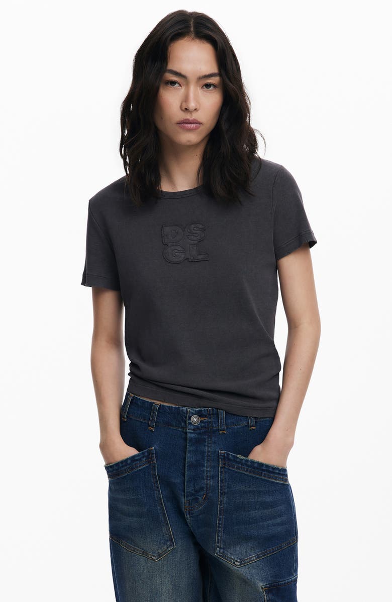 Desigual Tapered Utility Jeans, Alternate, color, Dark Blue