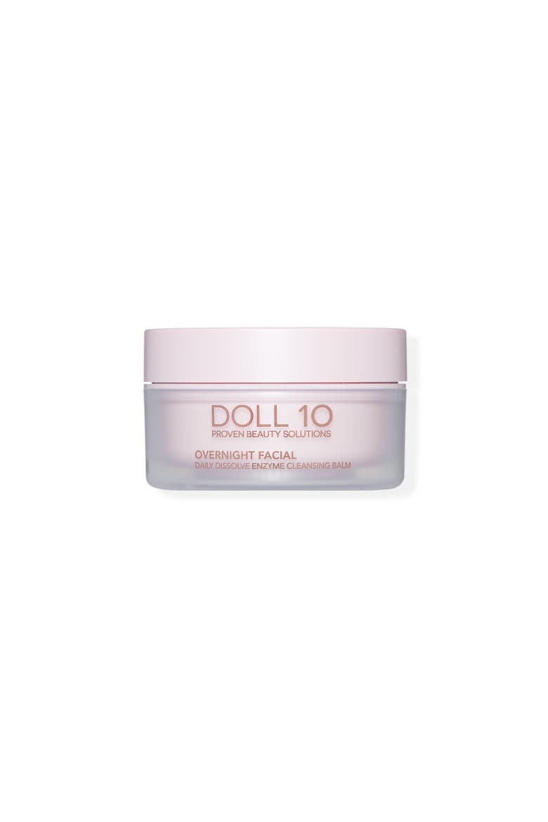 Overnight Facial Daily Dissolve Enzyme Cleansing Balm, Main, color, Pastel Purple