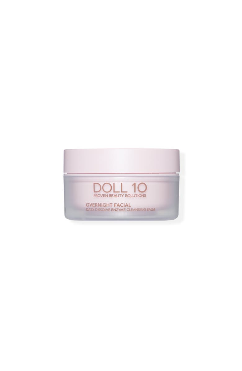 Doll 10 Beauty Overnight Facial Daily Dissolve Enzyme Cleansing Balm, Main, color, Pastel Purple