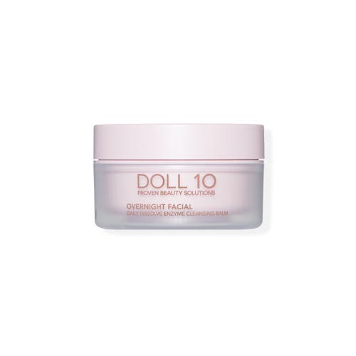 Doll 10 Beauty Overnight Facial Daily Dissolve Enzyme Cleansing Balm In Pastel Purple