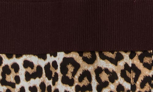 Adrianna Papell V-neck Twofer Sweater In Multi