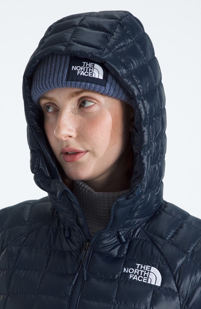 The North Face Thermoball Quilted Hooded Parka, Alternate, color, Summit Navy