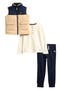 Kids' Henley, Joggers & Puffer Vest Set