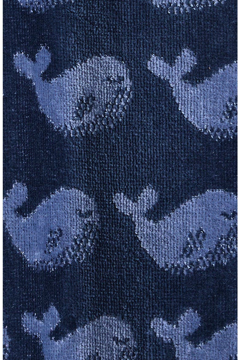 Whales Terry Romper, Alternate, color, BLUE