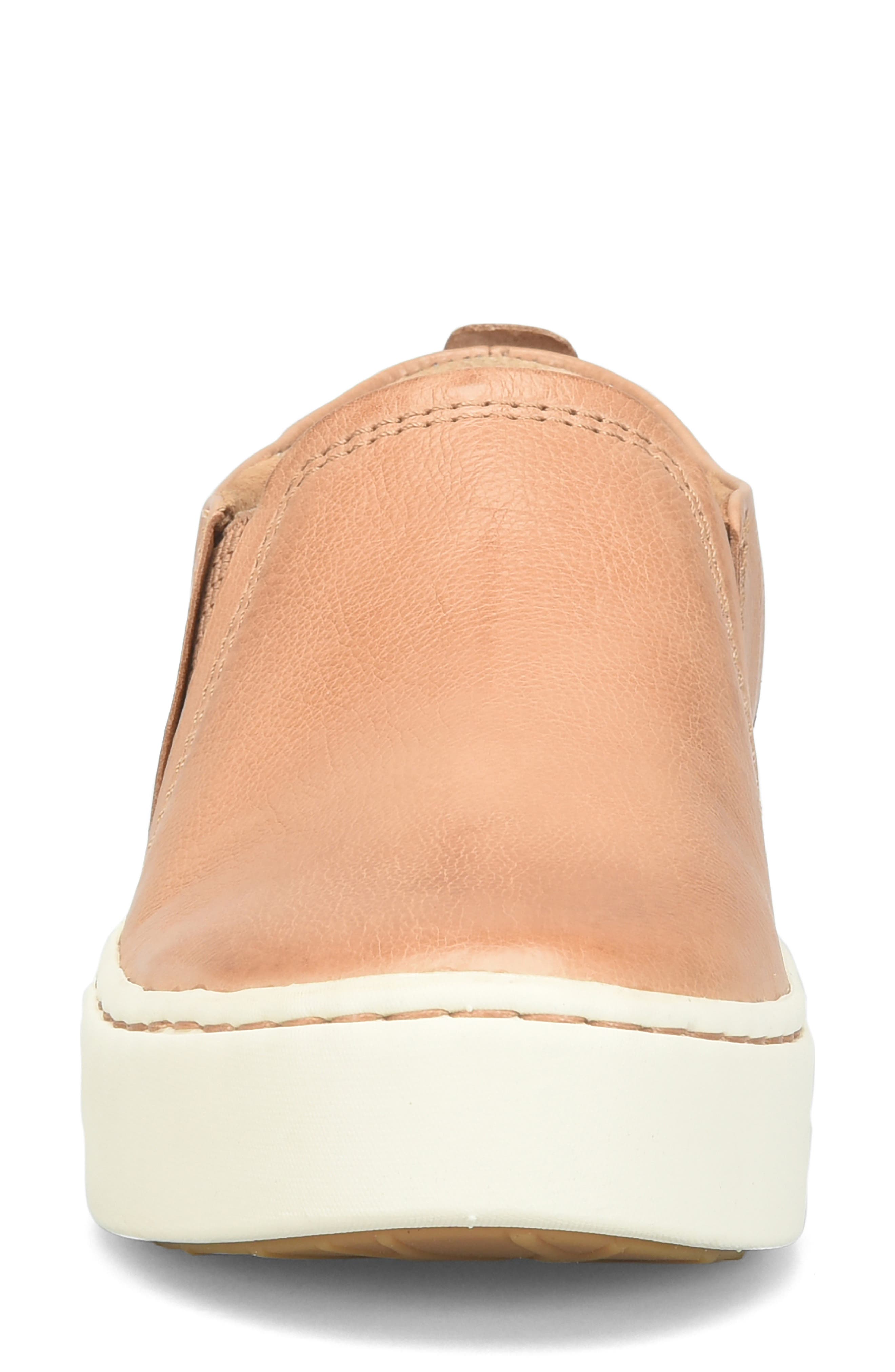 Mira Platform Sneaker, Alternate, color, NATURAL LEATHER