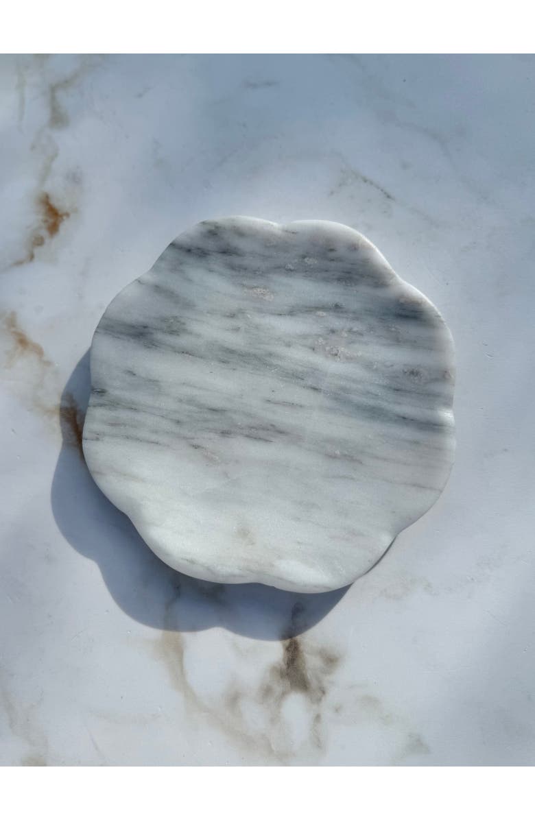 Villa Lua Home Belle Marble Tray, Alternate, color, White