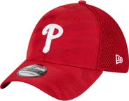 New Era Men's New Era Red Philadelphia Phillies Subtle Camo 39THIRTY Flex Hat