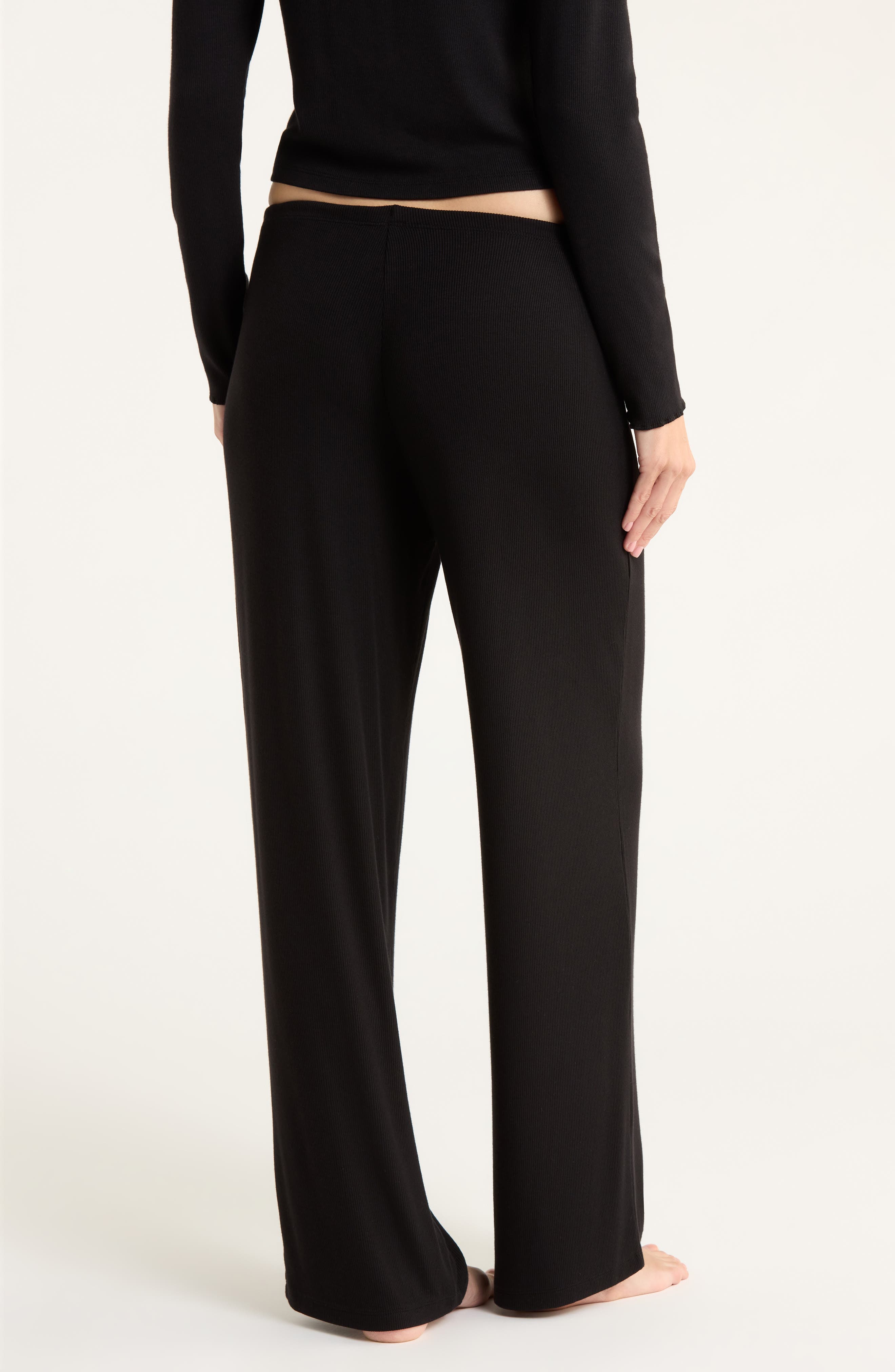 Open Edit Daydream Rib Lounge Pants (Women) | Nordstrom