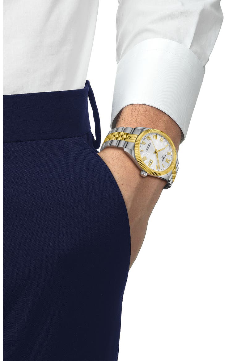 Ballade Powermatic 80 COSC Bracelet Watch, 39mm, Alternate, color, SILVER