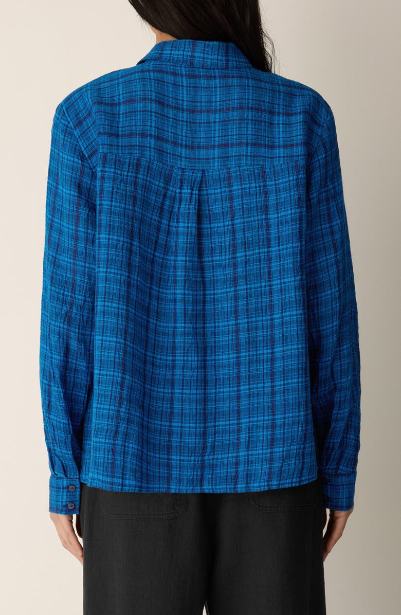 Eileen Fisher Classic Collar Organic Linen Button-Up Shirt, Alternate, color,