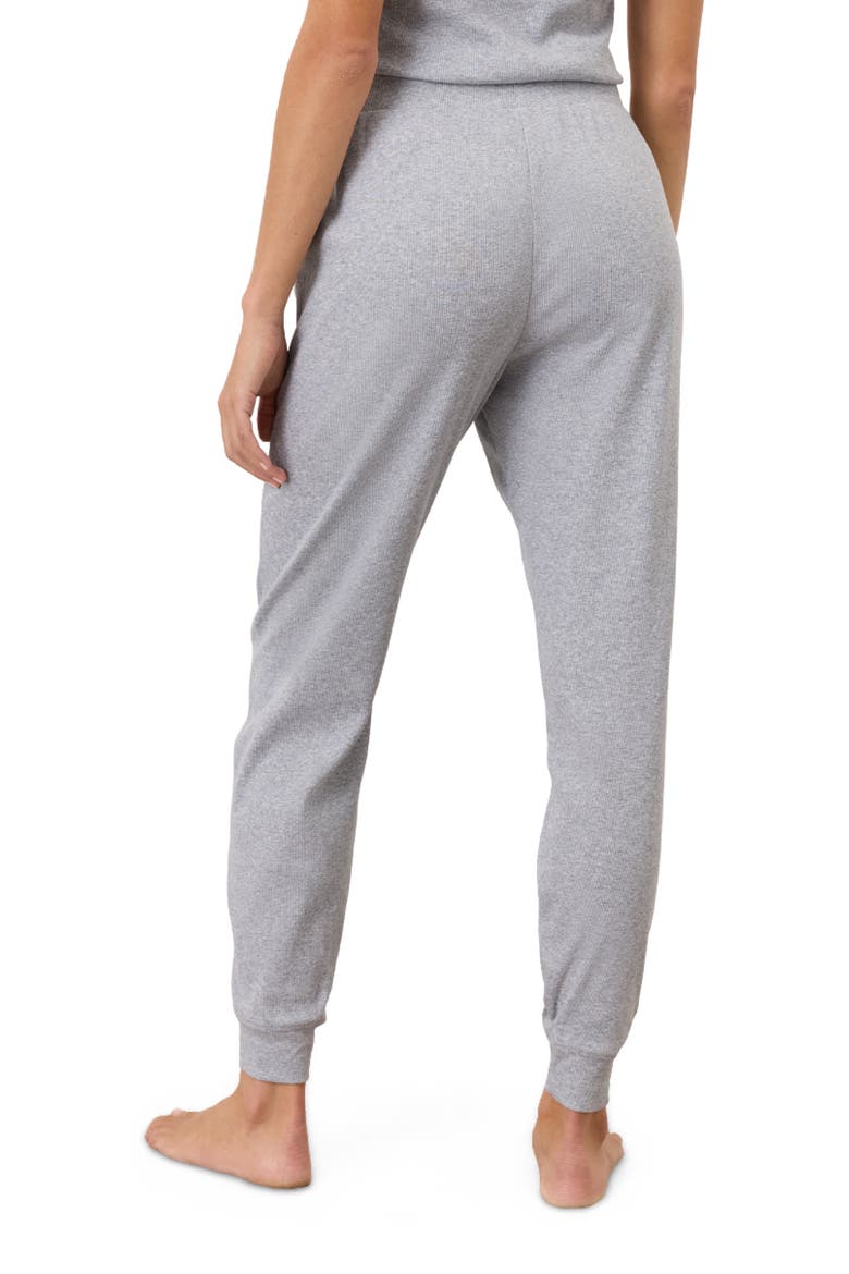 Dream Rib Jogger Made with Organic Cotton, Alternate, color, Heather Grey