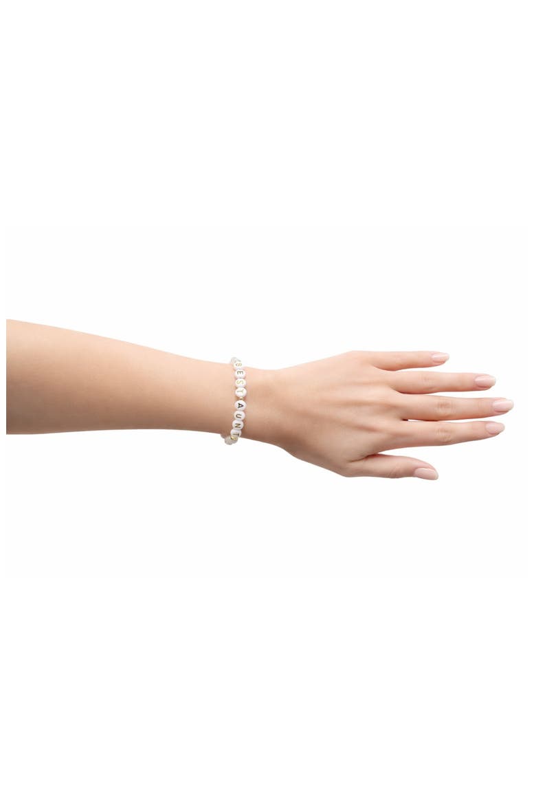 Best Aunt Women's Bracelet, Alternate, color, Pink/White