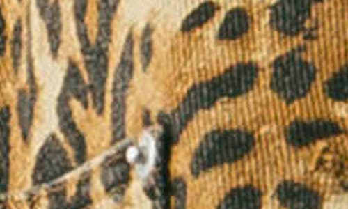 Blanknyc Crop Leopard Print Denim Jacket In Animal Print