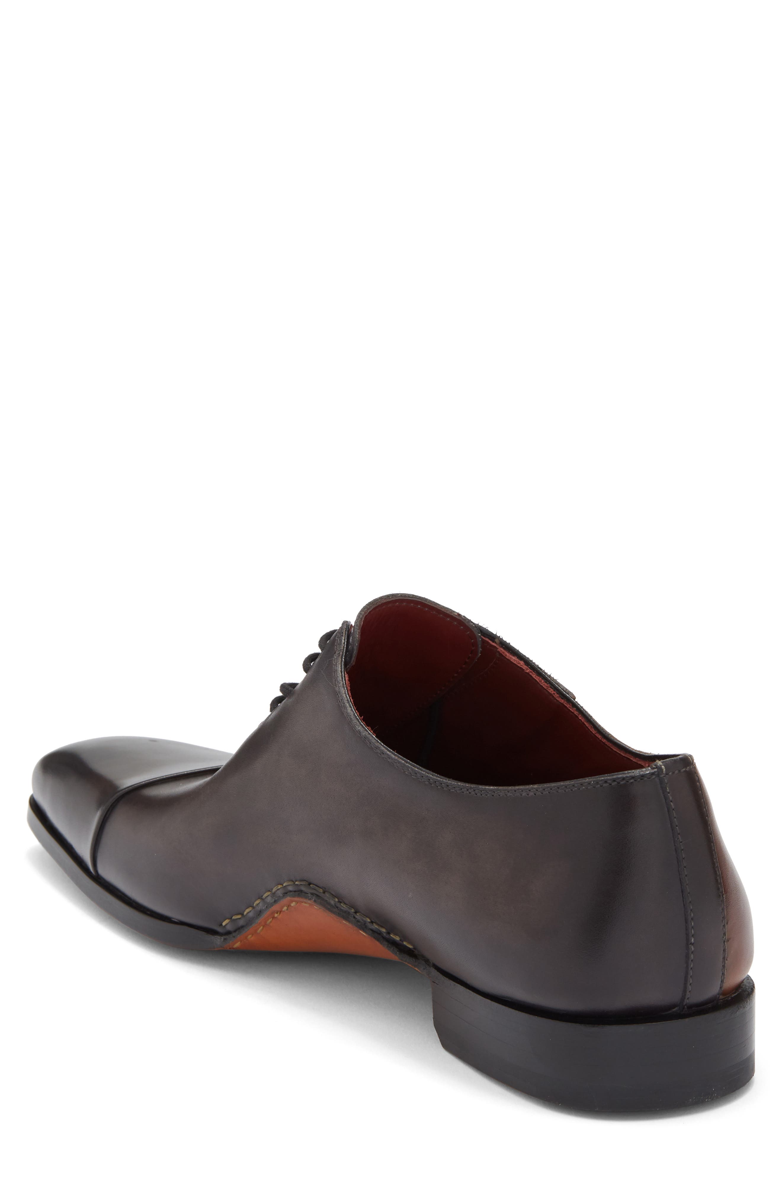 Atilio Cap Toe Oxford, Alternate, color, GREY AND CUERO