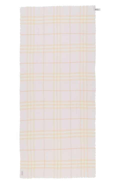 Check Wool Scarf