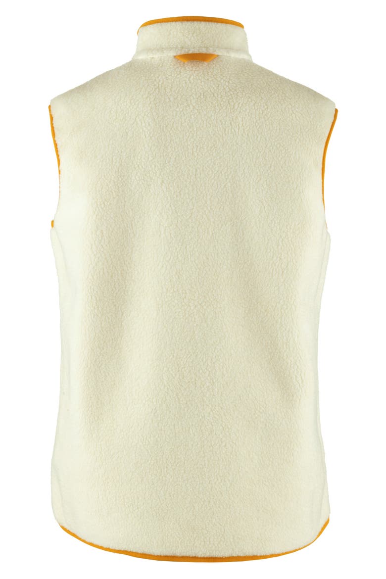 Vardag High Pile Fleece Vest, Alternate, color, CHALK WHITE