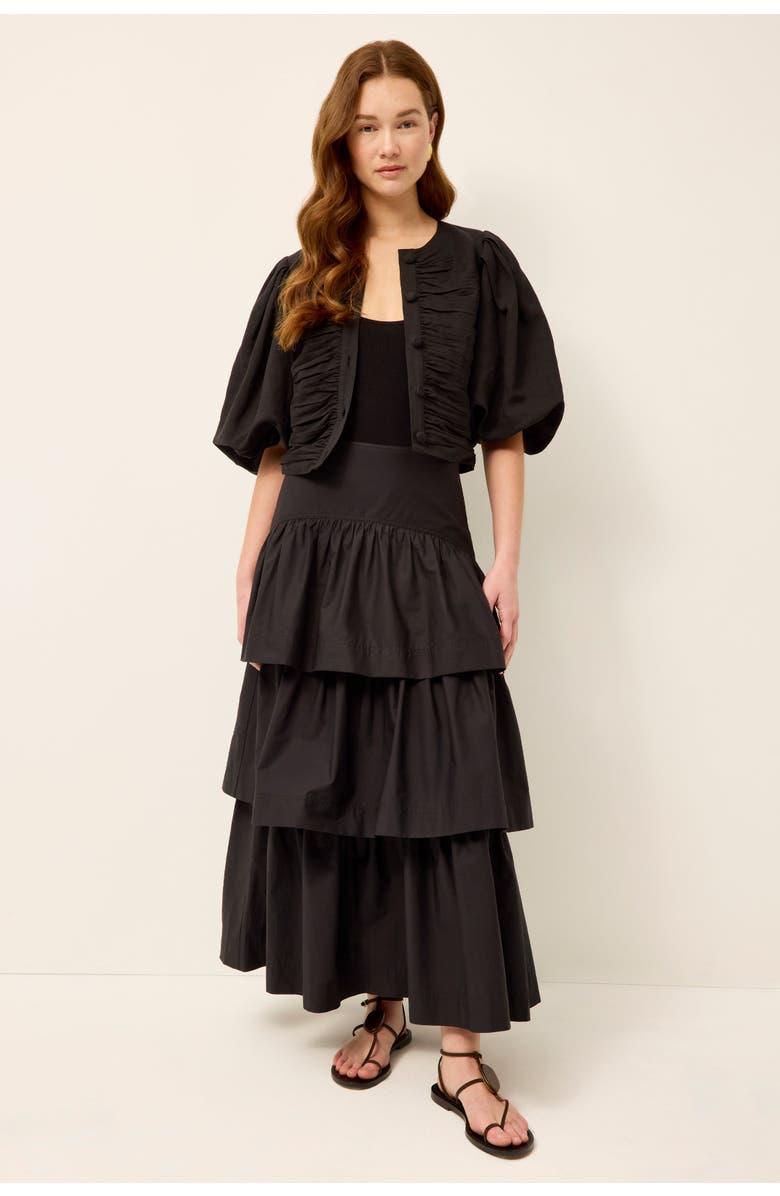 Marie Oliver Baylor Skirt, Alternate, color, Black