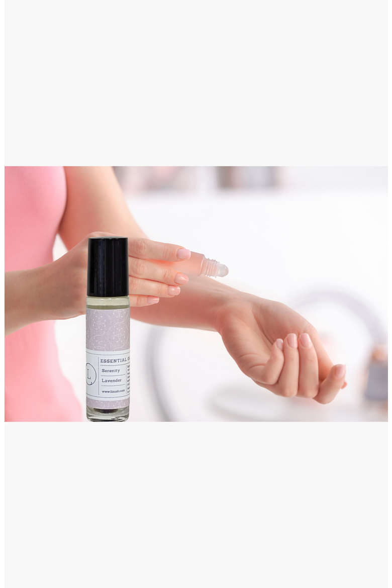 CBD Essential Oils Roll-On Set with Crystals, Alternate, color, None