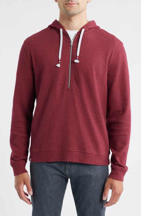 johnnie-O Zoeller Textured Half Zip Hoodie