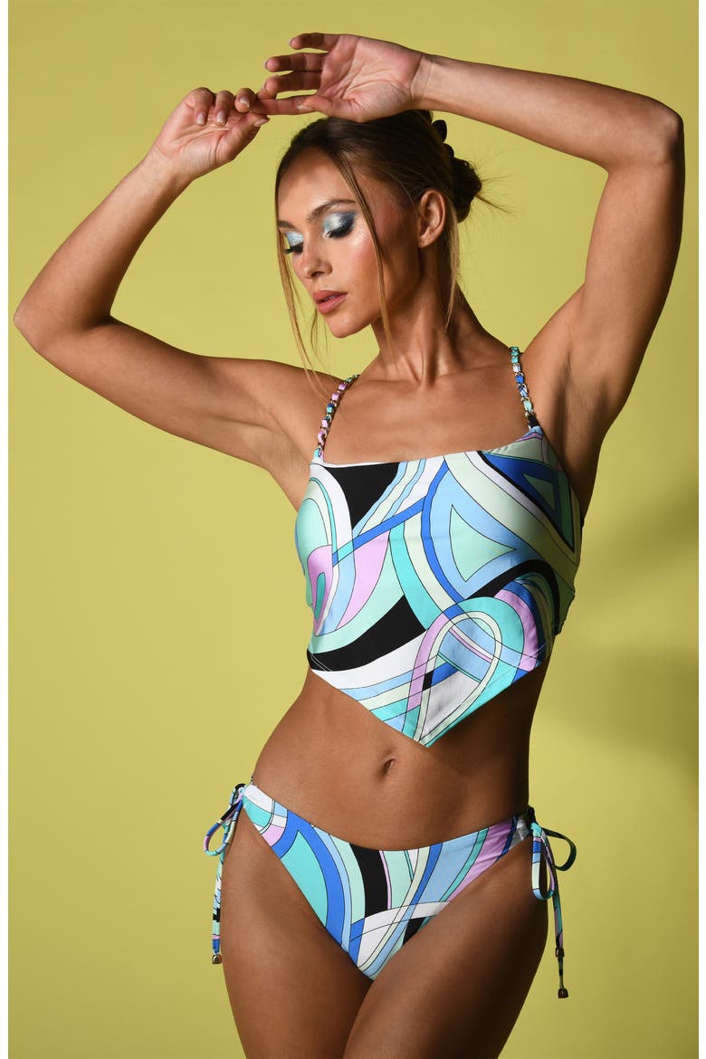 Studio Swirl Tankini Top, Alternate, color, SEAFOAM