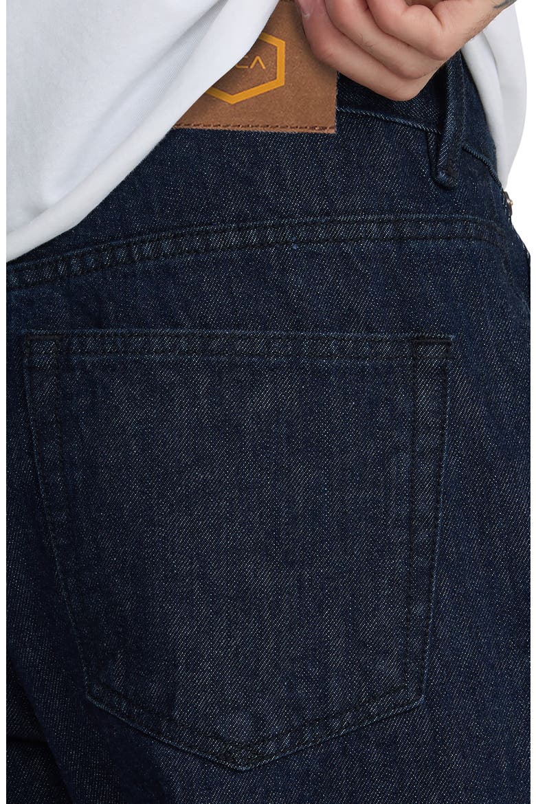 True Fit Straight Leg Jeans, Alternate, color, BLUE RINSE