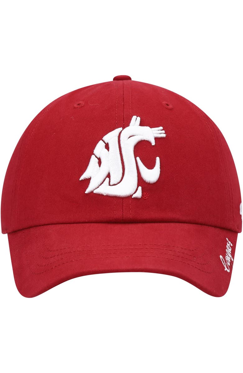 '47 Women's '47 Crimson Washington State Cougars Miata Clean Up Logo Adjustable Hat, Alternate, color, Crimson