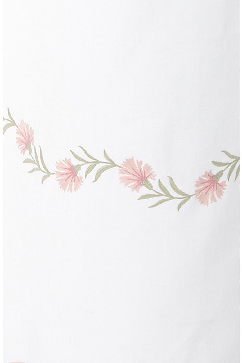Daphne Linen Shower Curtain, Alternate, color, BLUSH