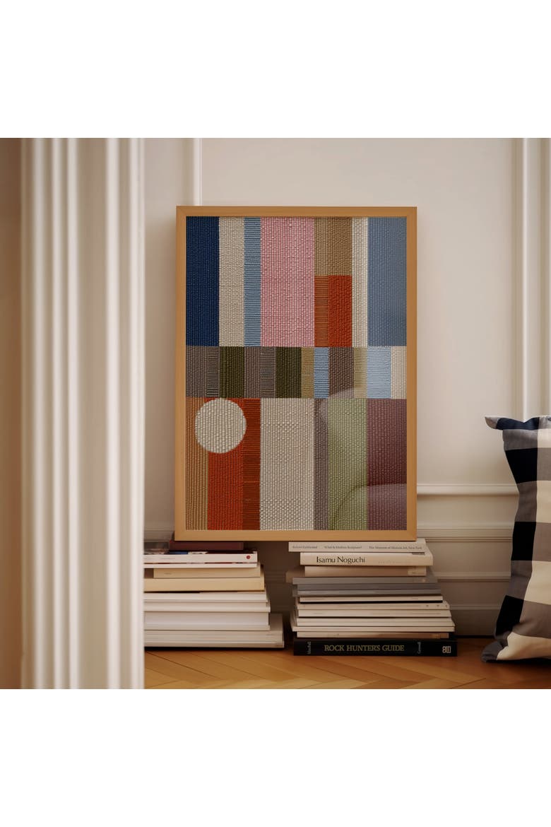 Woven Perspectives No. 07 Geometric Abstract Art Print, Alternate, color, Unframed - 12x16