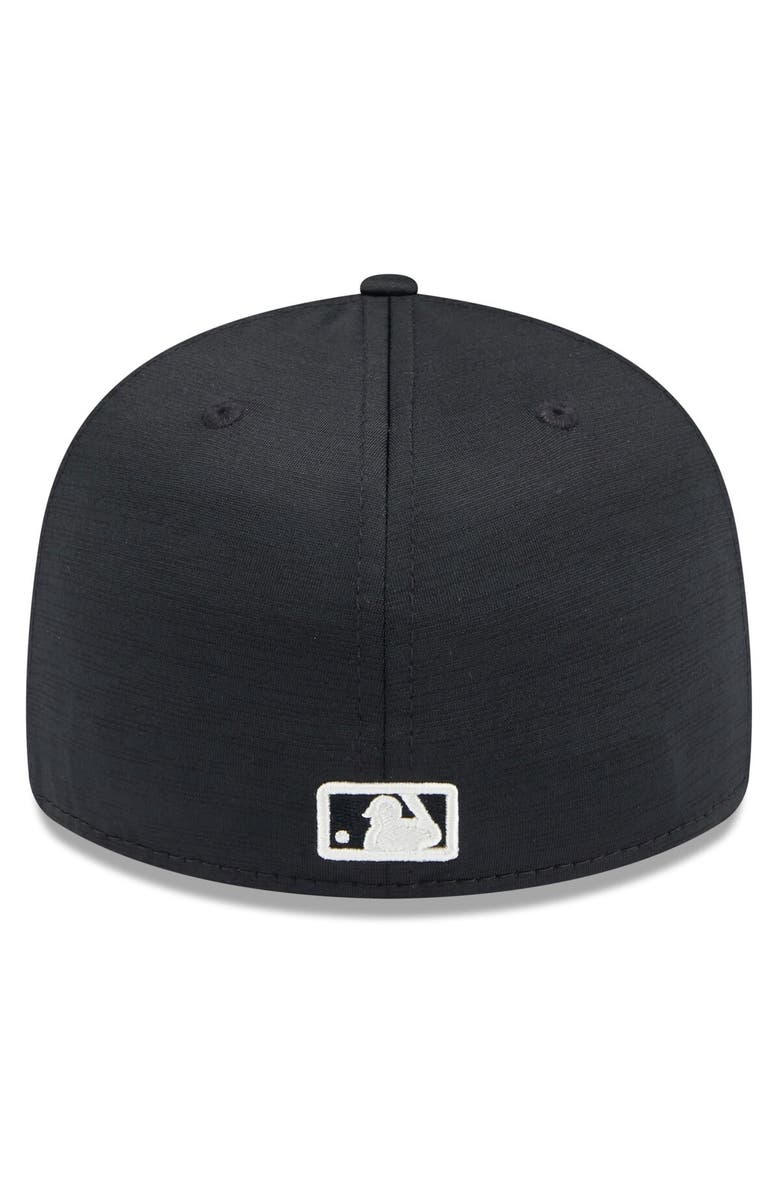 New Era Men's New Era Black Chicago White Sox 2024 Clubhouse Low Profile 59FIFTY Fitted Hat, Alternate, color, Black