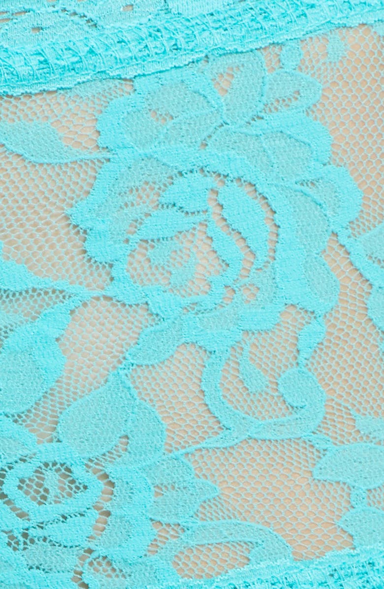 Hanky Panky Signature Lace Boyshorts, Alternate, color, Seafoam Blue