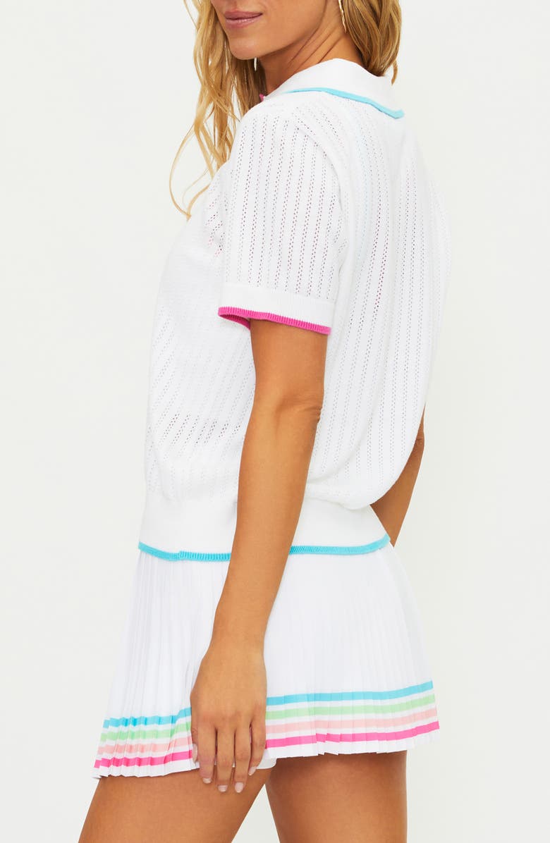Beach Riot Sia Knit Polo Top, Alternate, color, 