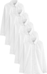 NEXT Kids' 5-Pack Uniform Button-Up Shirts