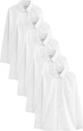 NEXT Kids' 5-Pack Uniform Slim Fit Button-Up Shirts