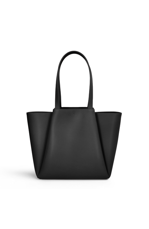Pyramid Leather Tote Bag