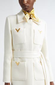 Valentino Garavani Toute la V Silk Square Scarf