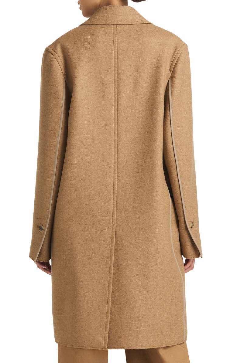 St. John Collection Double Face Wool & Cashmere Coat, Alternate, color, 