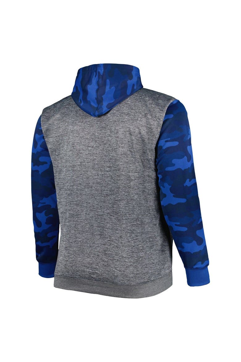 Men's Charcoal Michigan Wolverines Camo Pullover Hoodie, Alternate, color, Charcoal