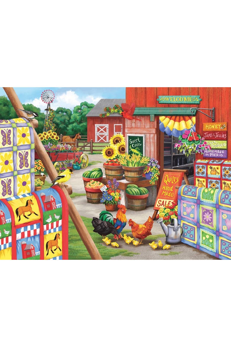 Quilts 300 piece Jigsaw Puzzle for Adults, Alternate, color, Multicolor