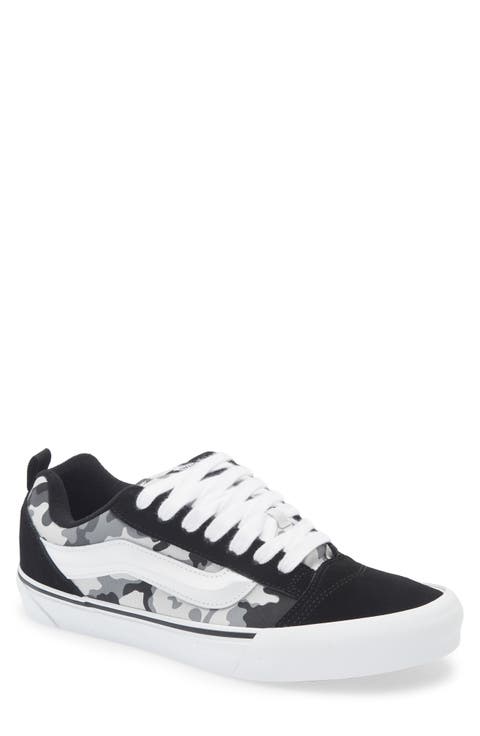 Knu School Camo Suede & Canvas Low Top Sneaker (Men)